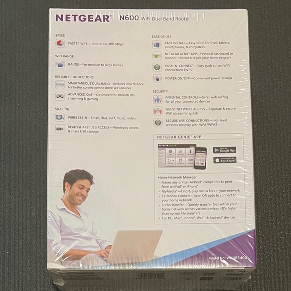 Netgear N600 wifi dual band router - Picture 3 of 4